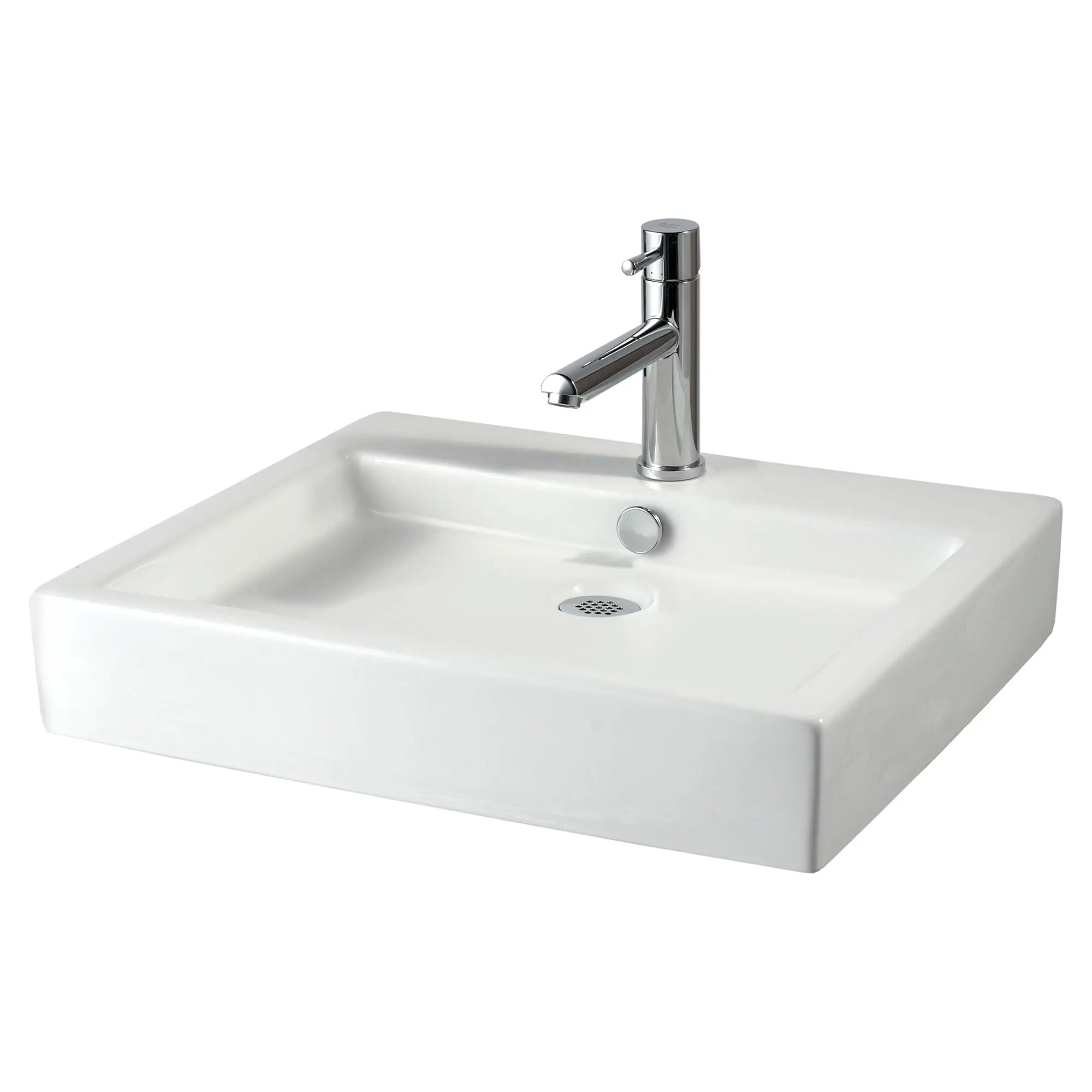 Lavabo Studio® sur plan, 22 x 18,5 po - trou central seulement // BLANC // 115411_P_0621001020_04_1__CDNwebp.webp