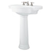 [0282800.020] Retrospect® 8-Inch Widespread Pedestal Sink Top and Leg Combination - White