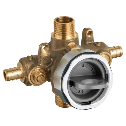 Flash® - Robinet brut de douche avec entrées de sertissage PEX/sorties universelles - robinets d’arrêt à tournevis