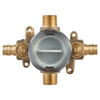 Flash® Shower Rough-In Valve With PEX Inlets/Universal Outlets With Screwdriver Stops for Cold Expansion System // NO FINISH // 129462_RU108SS_2_CDNwebp.webp