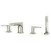 Studio® S  Bathtub Faucet With Lever Handles and Personal Shower for Flash® Rough-In Valve //   BRUSHED NICKEL // 130440_T105901295_1_CDNwebp.webp