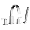 Time Square® Bathtub Faucet With Lever Handles and Personal Shower for Flash® Rough-In Valve // CHROME // 130713_T184901002_CDNwebp.webp
