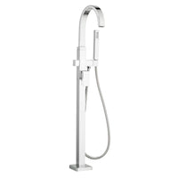 Contemporary Square Freestanding Bathtub Faucet With Lever Handle for Flash® Rough-In Valve // CHROME // 130721_T184951002_CDNwebp.webp