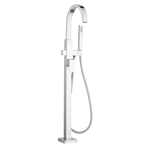 Contemporary Square Freestanding Bathtub Faucet With Lever Handle for Flash® Rough-In Valve // CHROME // 130721_T184951002_CDNwebp.webp