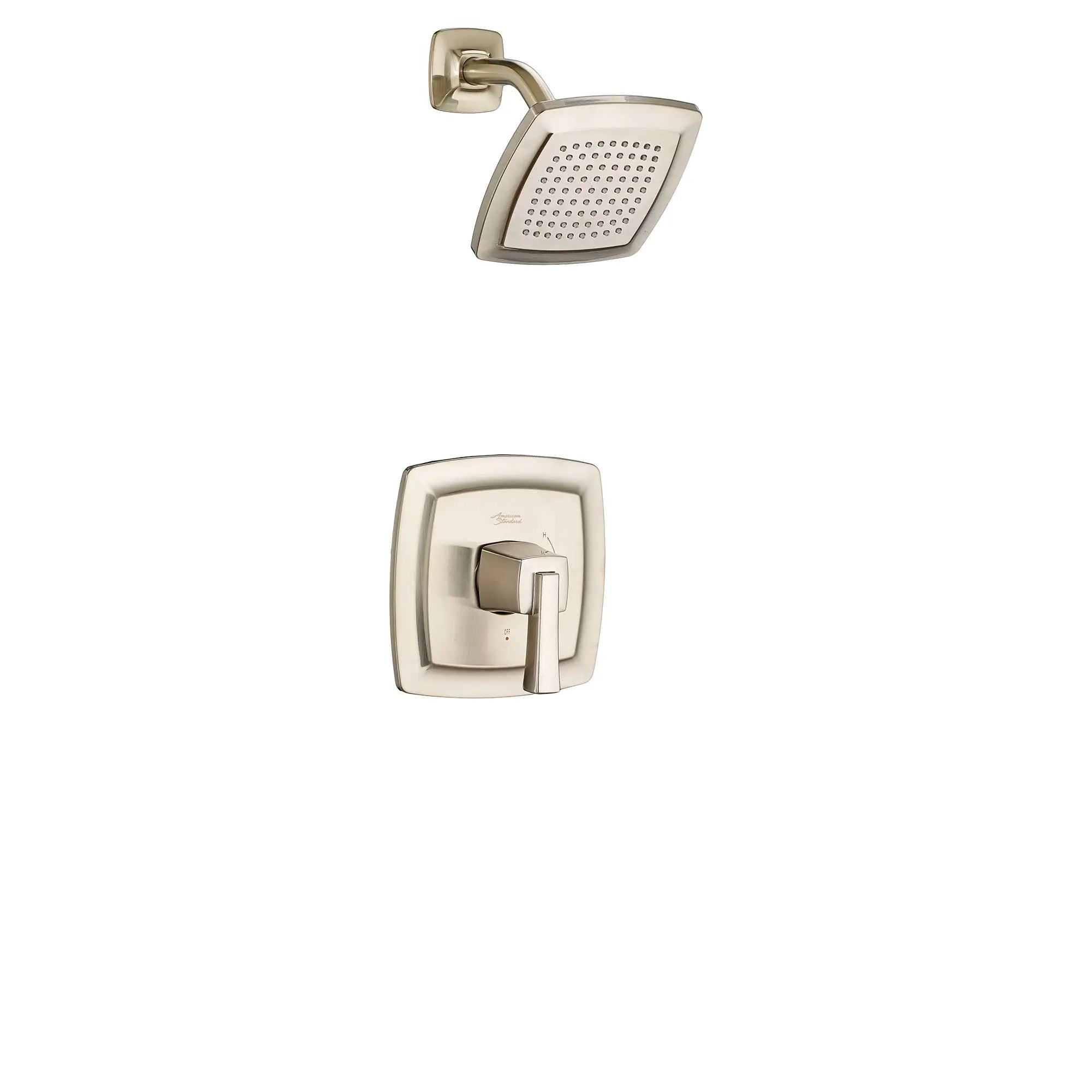 Townsend® 1.75 GPM Garniture de douche avec pomme de douche à économie d'eau et poignée à levier // NICKEL BROSSÉ // 130961_T353507295_CDNwebp.webp