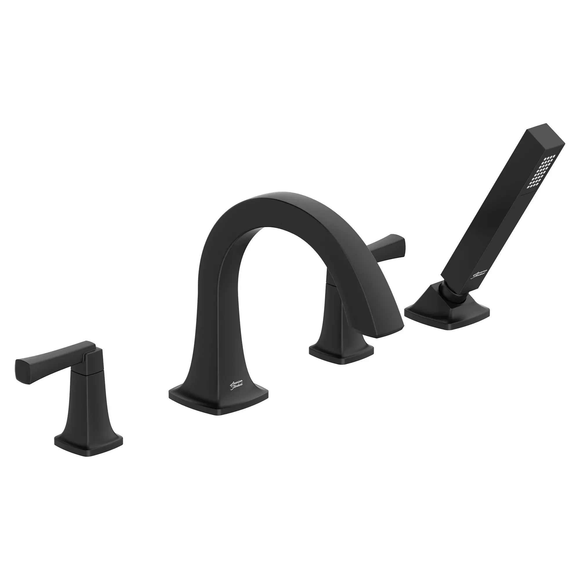 Townsend® - Robinet de baignoire à poignées à levier avec douchette pour robinet brut Flash® // NOIR MAT // 131006_T353901.243_1_CDNwebp.webp