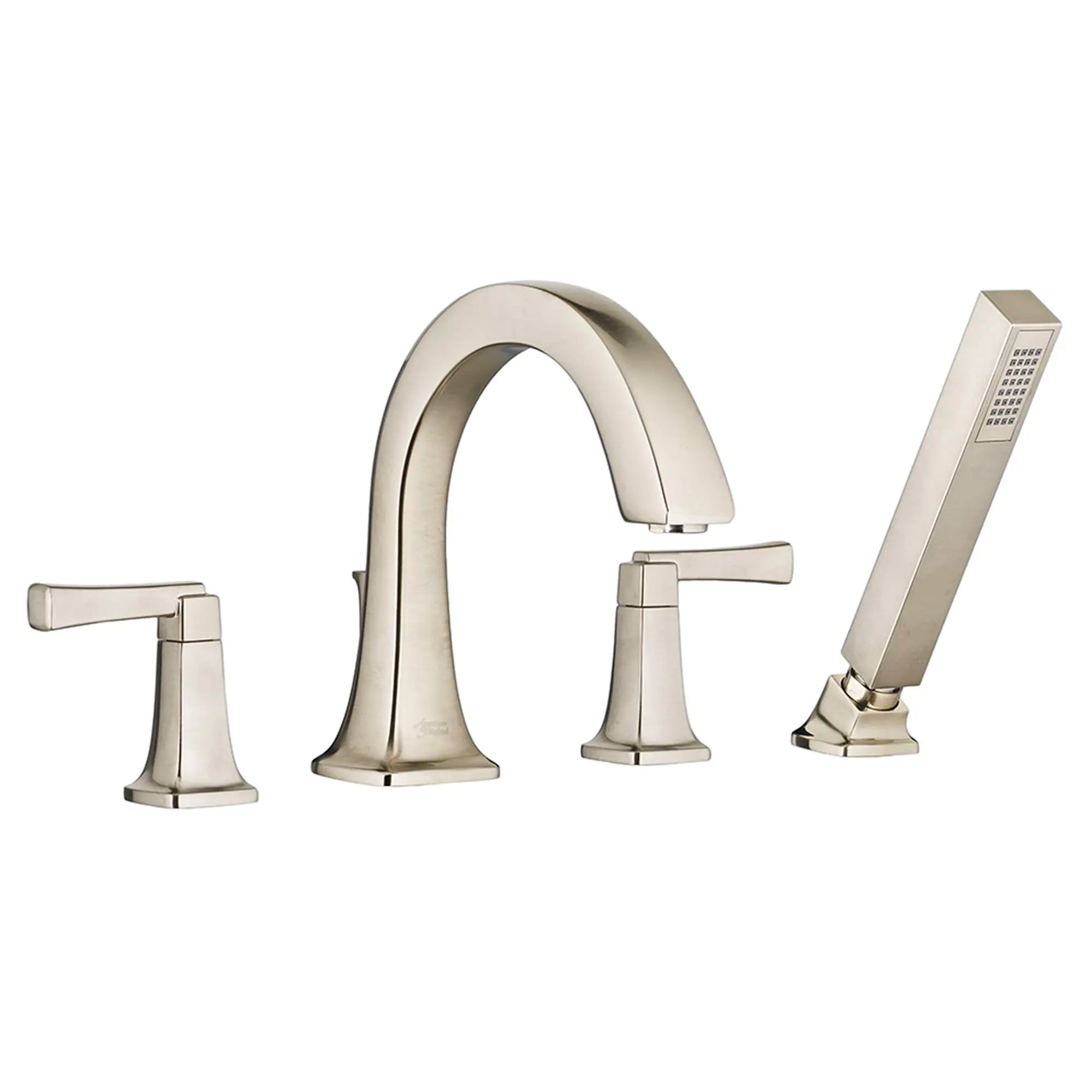 Townsend® - Robinet de baignoire à poignées à levier avec douchette pour robinet brut Flash® // NICKEL BROSSÉ // 131019_T353901295_CDNwebp.webp