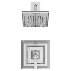 Town Square S 2.5 gpm/9.5 L/min Shower Trim Kit With Single Function Showerhead, Double Ceramic Pressure Balance Cartridge With Lever Handle // CHROME // 131162_T455501002_CDNwebp.webp