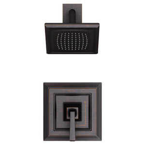 [TU455507.278] Town Square S 1.75 gpm/6.8 L/min Shower Trim Kit With Water-Saving Showerhead, Double Ceramic Pressure Balance Cartridge With Lever Handle - Polished Chrome