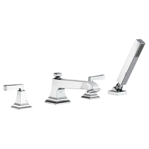 [T455901.002] Town Square® S Bathub Faucet With Lever Handles and Personal Shower for Flash® Rough-in Valve - Polished Chrome