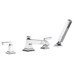 Town Square® S Bathub Faucet With Lever Handles and Personal Shower for Flash® Rough-in Valve // CHROME // 131323_T455901002_CDNwebp.webp