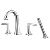 [T722901.002] Estate Bathtub Faucet With Personal Shower for Flash® Rough-In Valve With Lever Handles - Polished Chrome