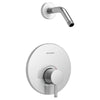 [TU064501WDXH.002] Serin® Shower Trim Kit, Double Ceramic Pressure Balance Cartridge With Lever Handle - Polished Chrome