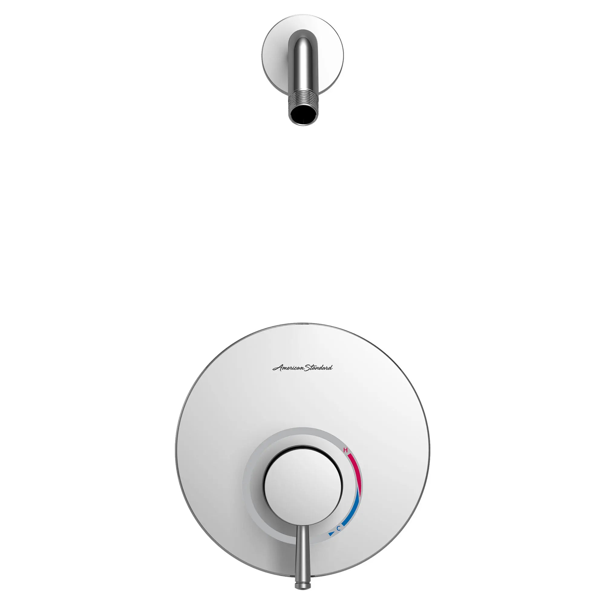 Serin® 2.5 gpm/9.5 L/min Garniture de douche Pommeau de douche , cartouche à double équilibre de pression en céramique avec poignée à levier // CHROME POLI // 131730_TU064501WDXH002_0_CDNwebp.webp