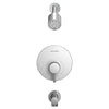 [TU064502.002] Serin® 2.5 gpm/9.5 L/min Shower Trim Kit With 3-Function Shower Head, Double Ceramic Pressure Balance Cartridge With Lever Handle - Polished Chrome