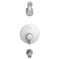 Serin® 2.5 gpm/9.5 L/min Shower Trim Kit With 3-Function Shower Head, Double Ceramic Pressure Balance Cartridge With Lever Handle // CHROME // 131736_TU064502002_CDNwebp.webp