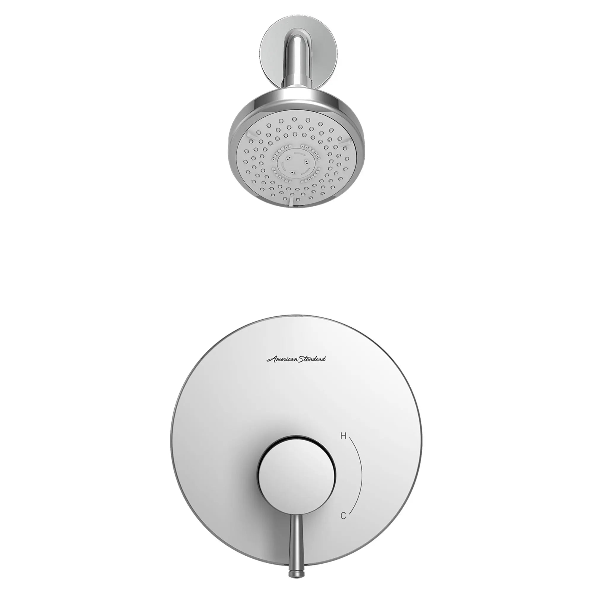 Serin® - Ensemble de robinetterie pour douche 1,75 gpm/6,6 L/min incluant une pomme de douche 3 fonctions à économie d'eau, une cartouche à pression équilibrée en double céramique et une poignée à levier // SHOWER / CHROME POLI // 131751_TU064507002_0_CDNwebp.webp