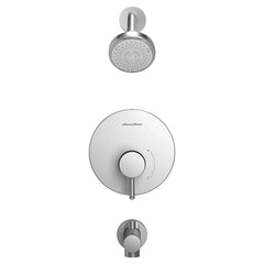 Serin® 1.75 gpm/6.6 L/min Tub and Shower Trim Kit With Water-Saving 3-Function Shower Head, Double Ceramic Pressure Balance Cartridge With Lever Handle // CHROME // 131761_TU064508002_CDNwebp.webp