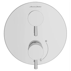 [TU064740.002] Serin® 2-Handle Integrated Shower Diverter Trim Only - Polished Chrome