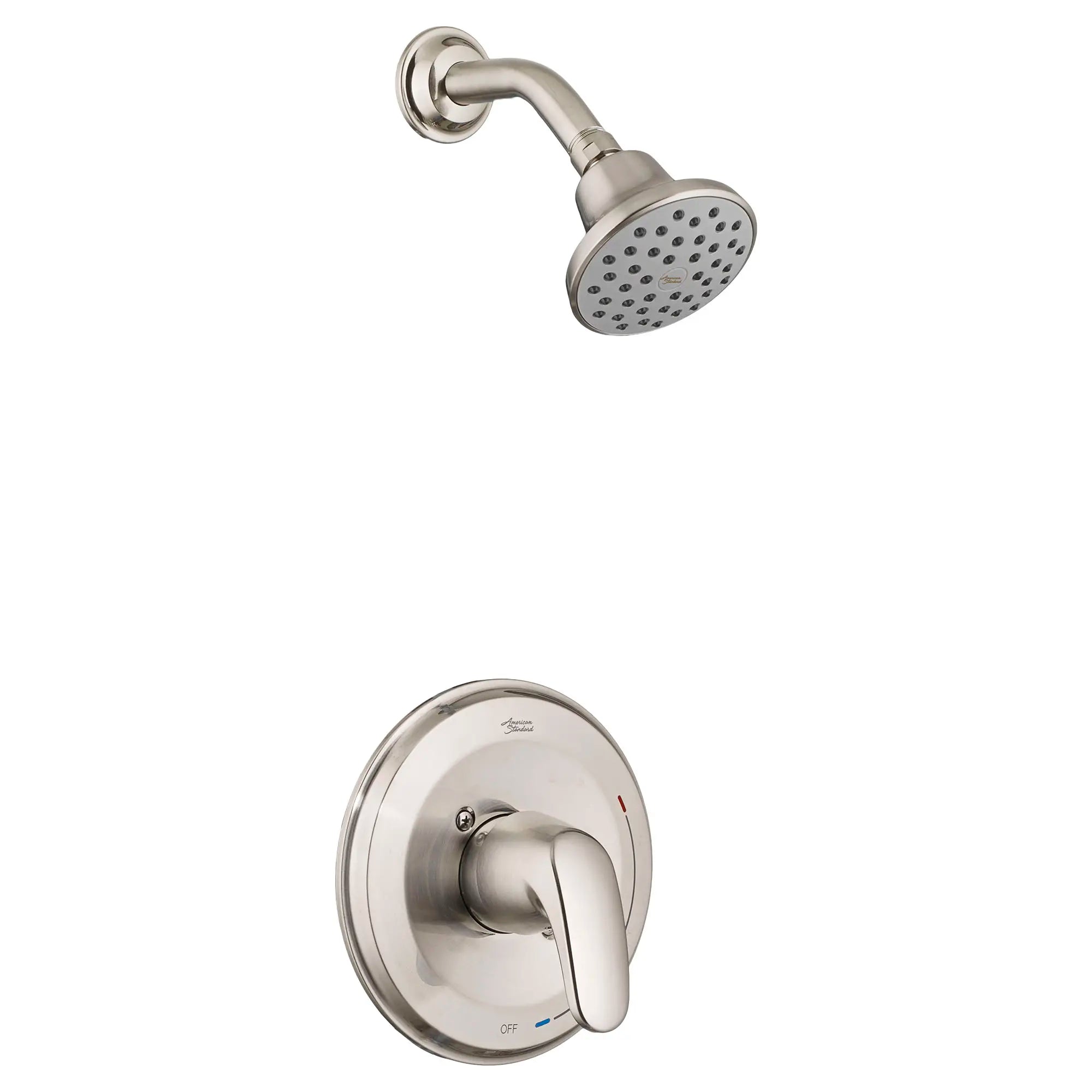 Colony® PRO - Ensemble de robinetterie pour douche 1,75 gpm/6,6 L/min incluant une pomme de douche à économie d'eau, une cartouche à pression équilibrée en double céramique et une poignée à levier // SHOWER / NICKEL BROSSÉ // 131791_TU075507295_0_CDNwebp.webp