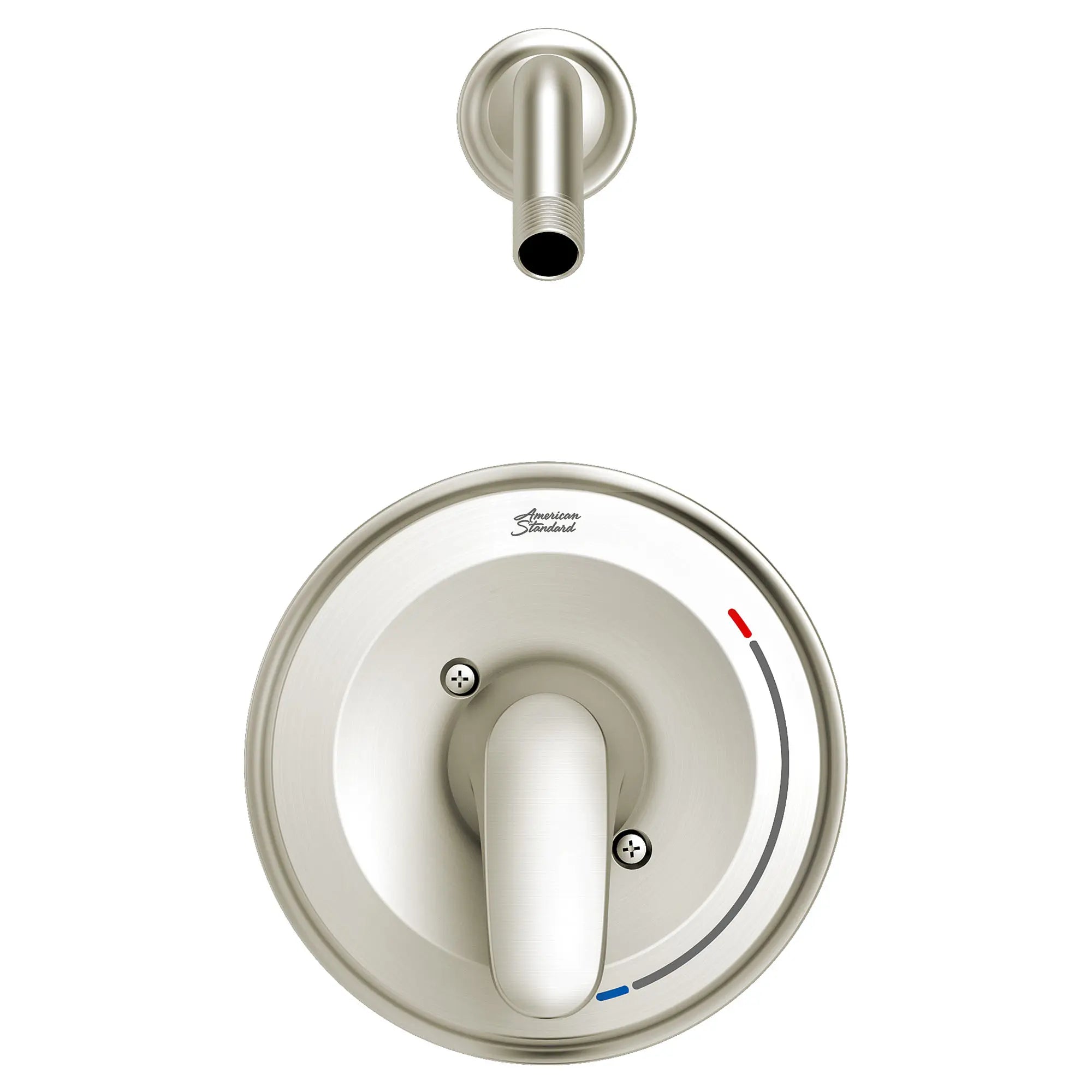 Colony® PRO - Ensemble de robinetterie pour douche incluant une cartouche à pression équilibrée en double céramique et une poignée à levier, sans pomme de douche // NICKEL BROSSÉ // 131801_TU075507XH295_0_CDNwebp.webp