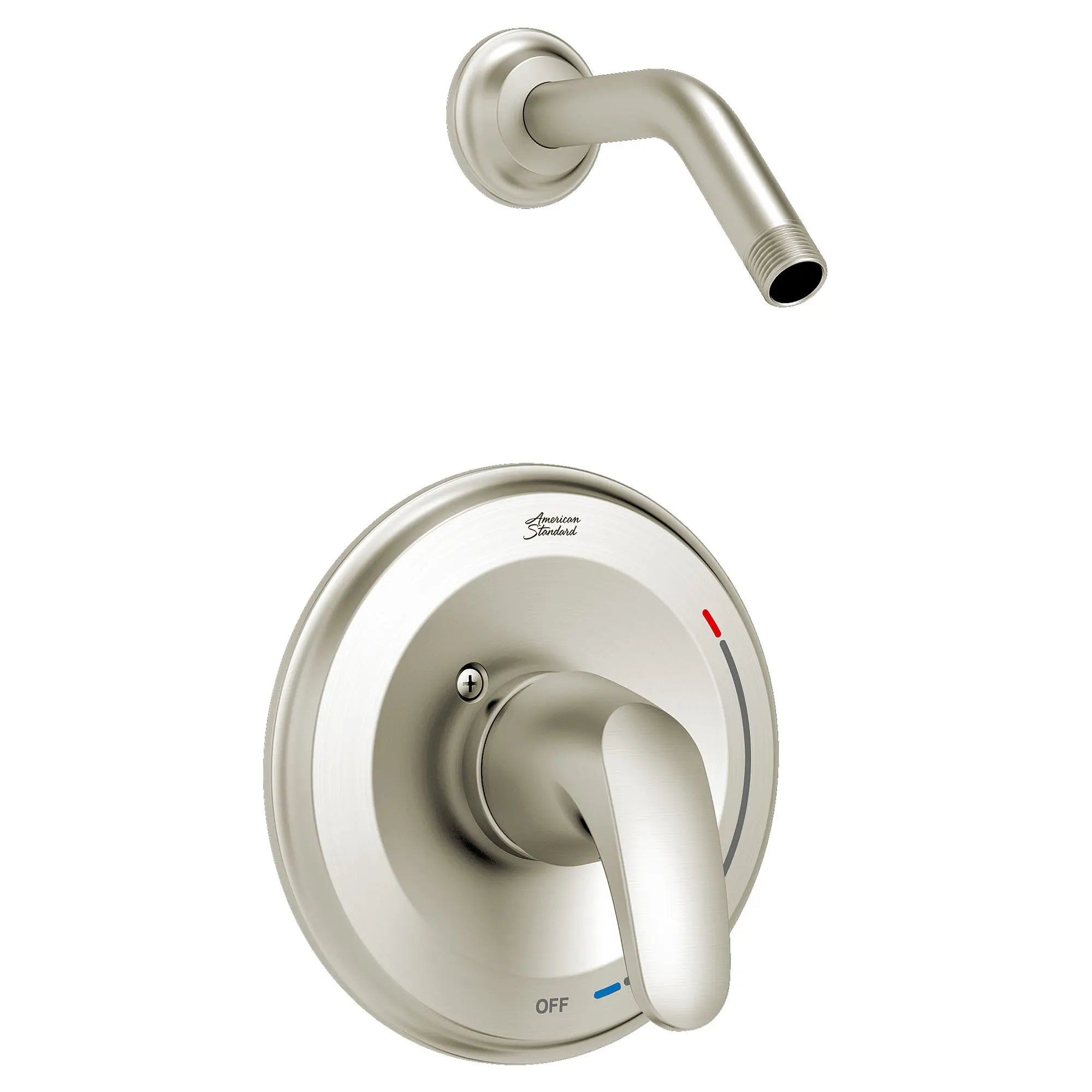 Colony® PRO - Ensemble de robinetterie pour douche incluant une cartouche à pression équilibrée en double céramique et une poignée à levier, sans pomme de douche // NICKEL BROSSÉ // 131802_TU075507XH295_1_0_CDNwebp.webp