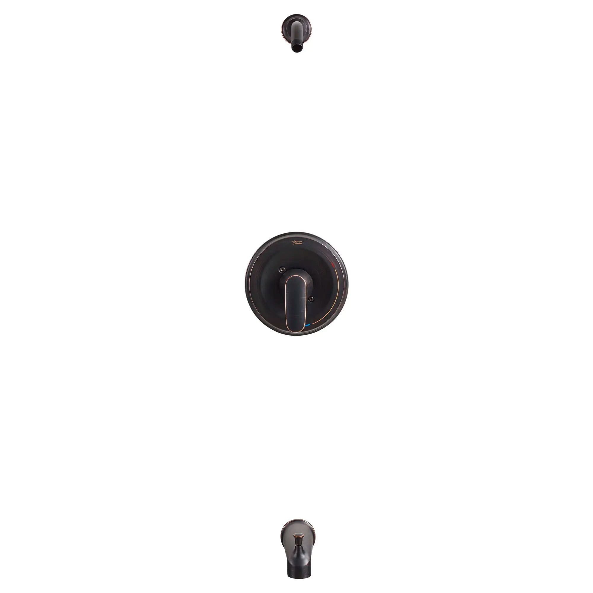 Colony® PRO - Ensemble de robinetterie pour baignoire/douche incluant une cartouche à pression équilibrée en double céramique etune poignée à levier, sans pomme de douche. // LEGACY BRONZE // 131817_TU075508XH278_0_CDNwebp.webp