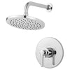 [TU105501.002] Studio® S 2.5 gpm/ 6.8 L/min  Shower Only Trim With Rain Showerhead With Double Ceramic Balance Cartridge With Lever Handle - Polished Chrome
