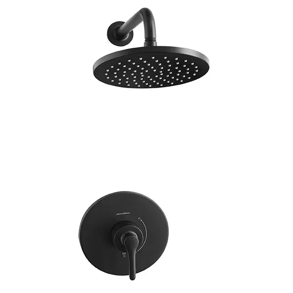 Studio® S 2.5 gpm/ 6.8 L/min  Shower Only Trim With pomme de douche pluie With Double Ceramic Balance Cartridge avec poignée à levier // NOIR MAT // 131847_TU105501243_0_CDNwebp.webp