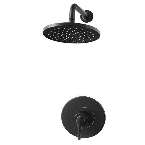 Studio® S 2.5 gpm/ 6.8 L/min  Shower Only Trim With pomme de douche pluie With Double Ceramic Balance Cartridge avec poignée à levier // NOIR MAT // 131848_TU105501243_1_0_CDNwebp.webp