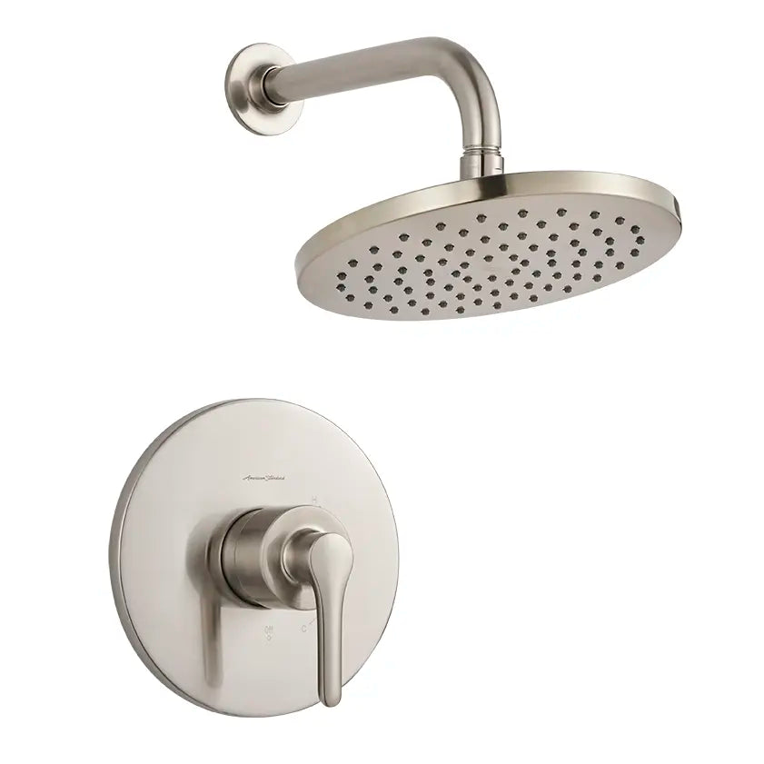 Studio® S 2.5 gpm/ 6.8 L/min  Shower Only Trim With pomme de douche pluie With Double Ceramic Balance Cartridge avec poignée à levier // NICKEL BROSSÉ // 131851_TU105501295_1_0_CDNwebp.webp