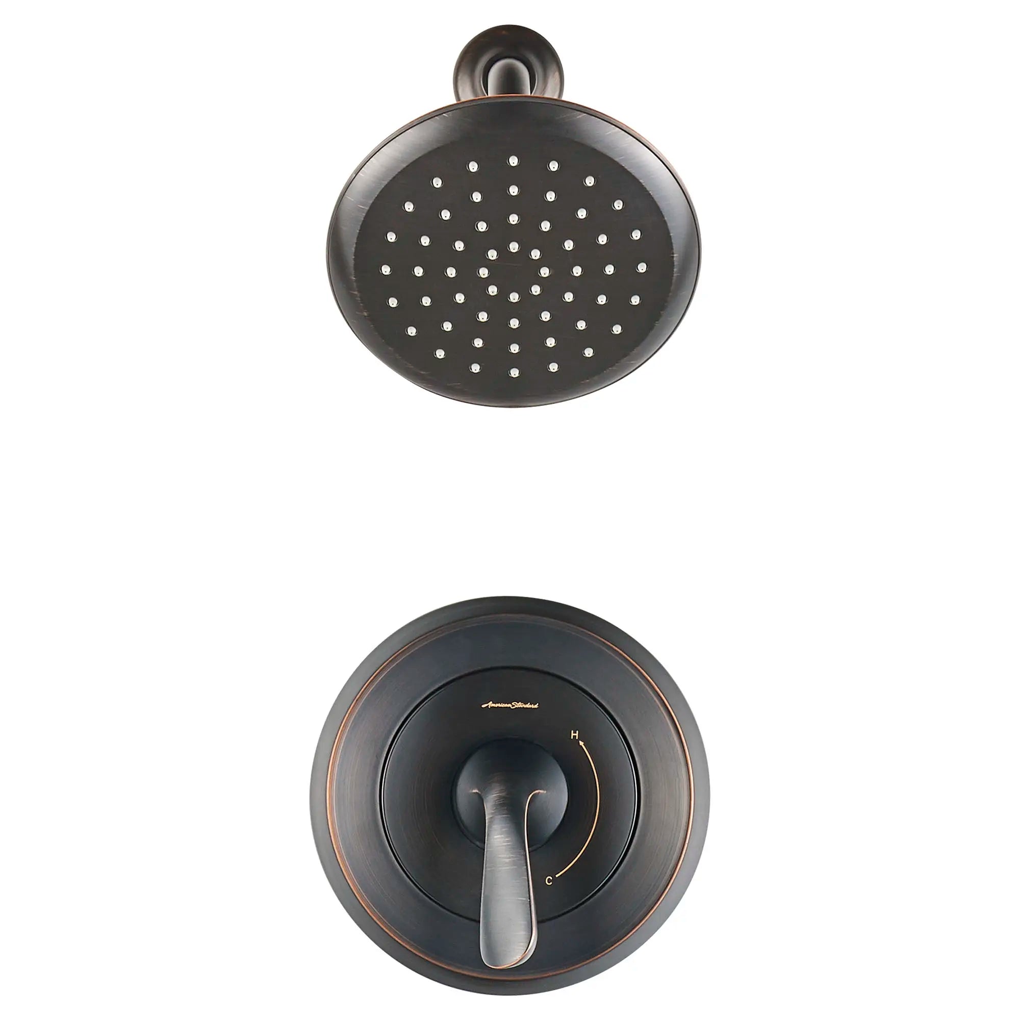 Fluent® - Ensemble de robinetterie pour douche 2,5 gpm/9,5 L/min incluant une pomme de douche, une cartouche à pression équilibrée en double céramique et une poignée à levier // LEGACY BRONZE // 132041_TU186501278_0_CDNwebp.webp