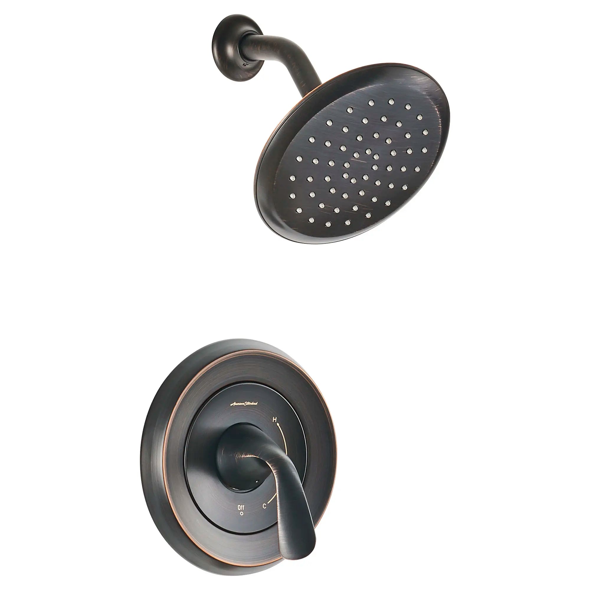 Fluent® - Ensemble de robinetterie pour douche 2,5 gpm/9,5 L/min incluant une pomme de douche, une cartouche à pression équilibrée en double céramique et une poignée à levier // LEGACY BRONZE // 132042_TU186501278_1_0_CDNwebp.webp