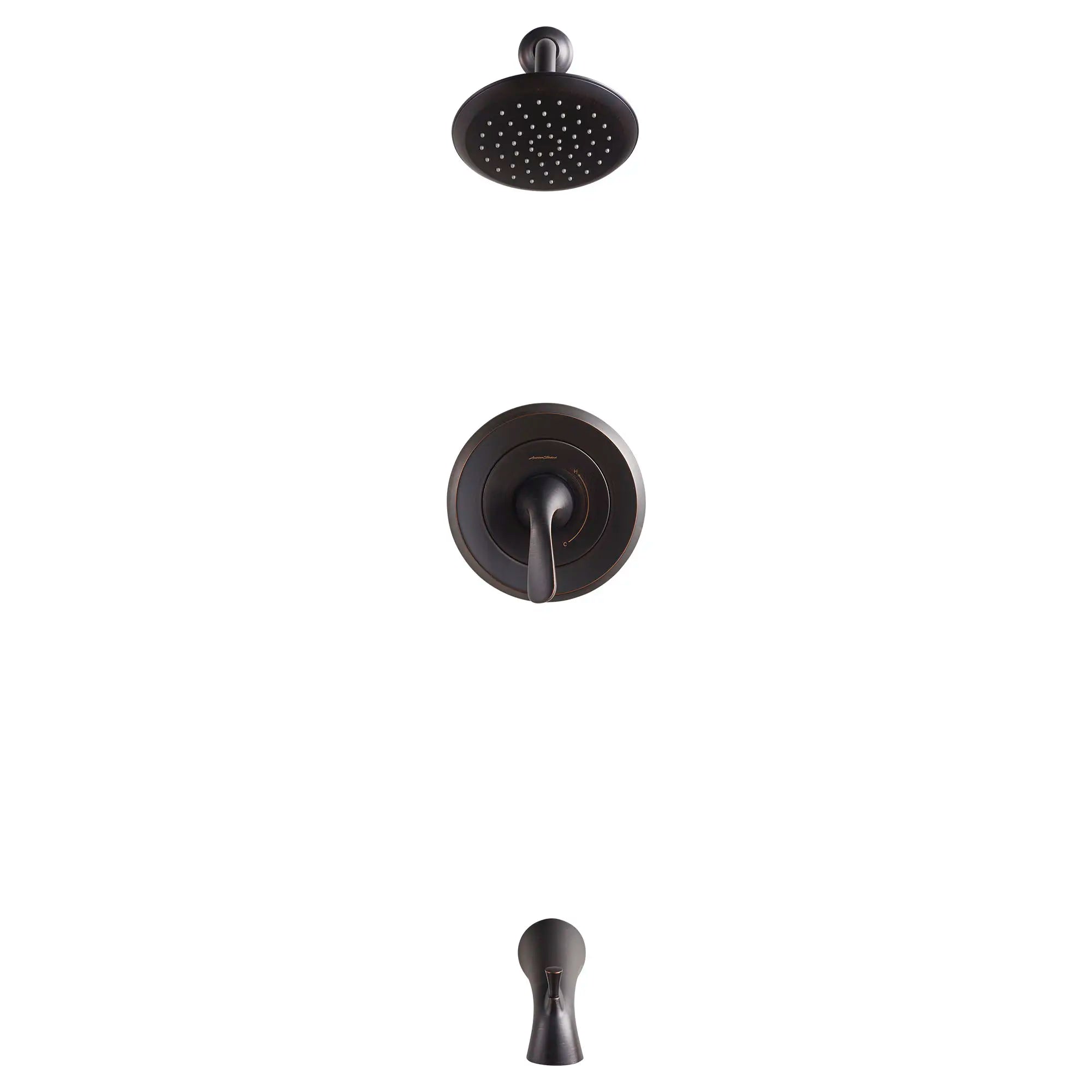 Fluent® - Ensemble de robinetterie pour baignoire/douche 1,8 gpm/6,8 L/min incluant une pomme de douche à économie d'eau, une cartouche à pression équilibrée en double céramique et une poignée à levier // LEGACY BRONZE // 132083_TU186508278_0_CDNwebp.webp