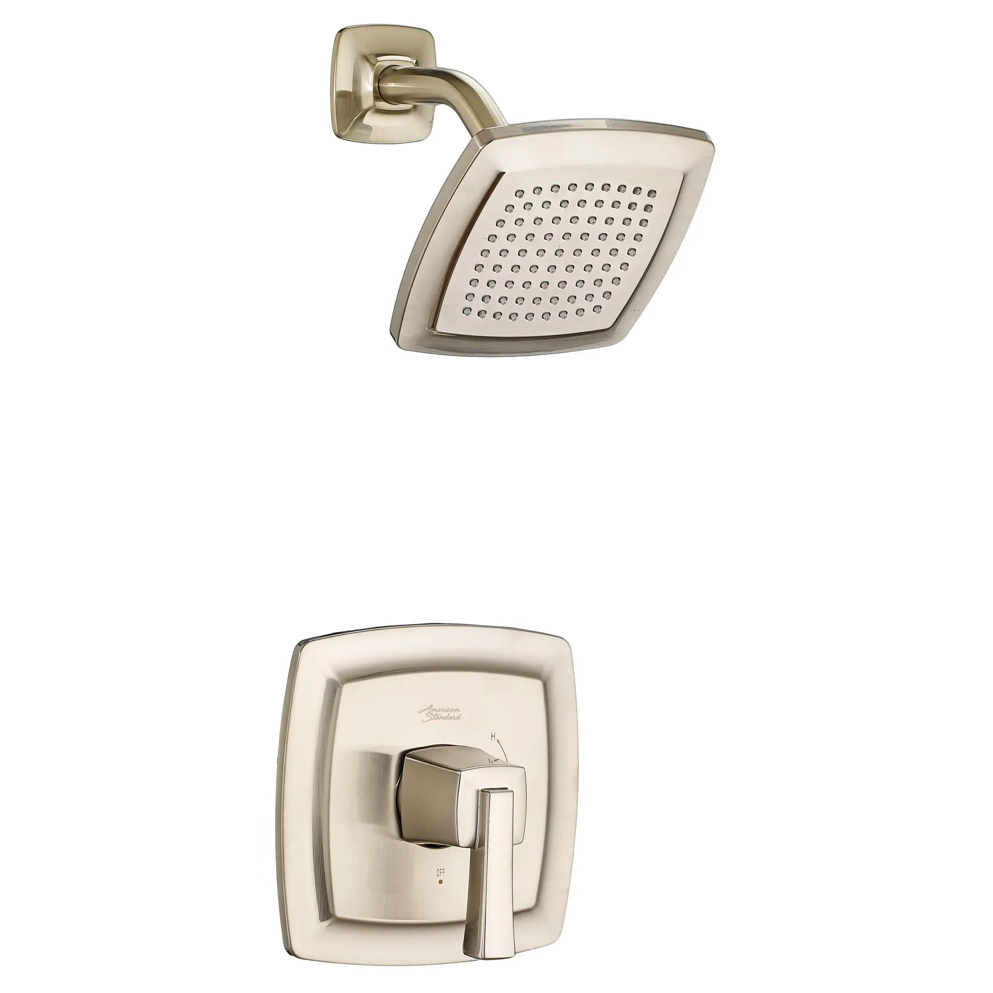 Townsend® - Ensemble de robinetterie pour douche 2,5 gpm/9,5 L/min incluant une pomme de douche pluie, une cartouche à pression équilibrée en double céramique et une poignée à levier // SHOWER / 2.5 GPM / NICKEL BROSSÉ // 132115_TU353501295_1_0_CDNwebp.webp
