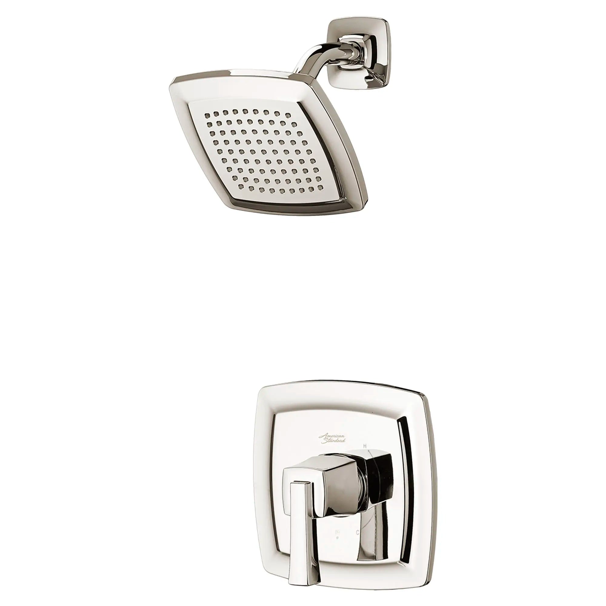 Townsend® - Ensemble de robinetterie pour douche 1,75 gpm/6,6 L/min incluant une pomme de douche à économie d'eau, une cartouche à pression équilibrée en double céramique et une poignée à levier // SHOWER / 1.75 GPM / NICKEL POLI // 132141_TU353507013_2_0_CDNwebp.webp
