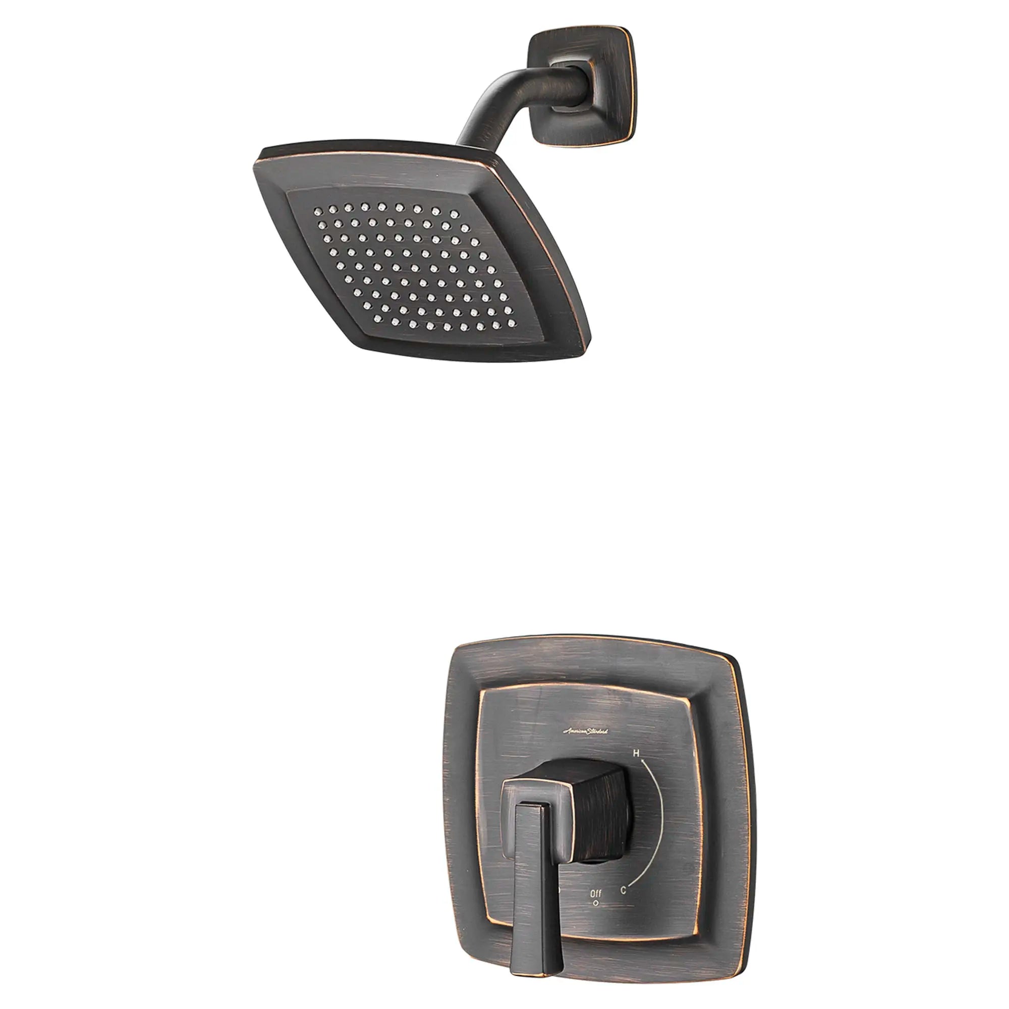 Townsend® - Ensemble de robinetterie pour douche 1,75 gpm/6,6 L/min incluant une pomme de douche à économie d'eau, une cartouche à pression équilibrée en double céramique et une poignée à levier // SHOWER / 1.75 GPM / BRONZE LEGACY // 132146_TU353507278_1_0_CDNwebp.webp