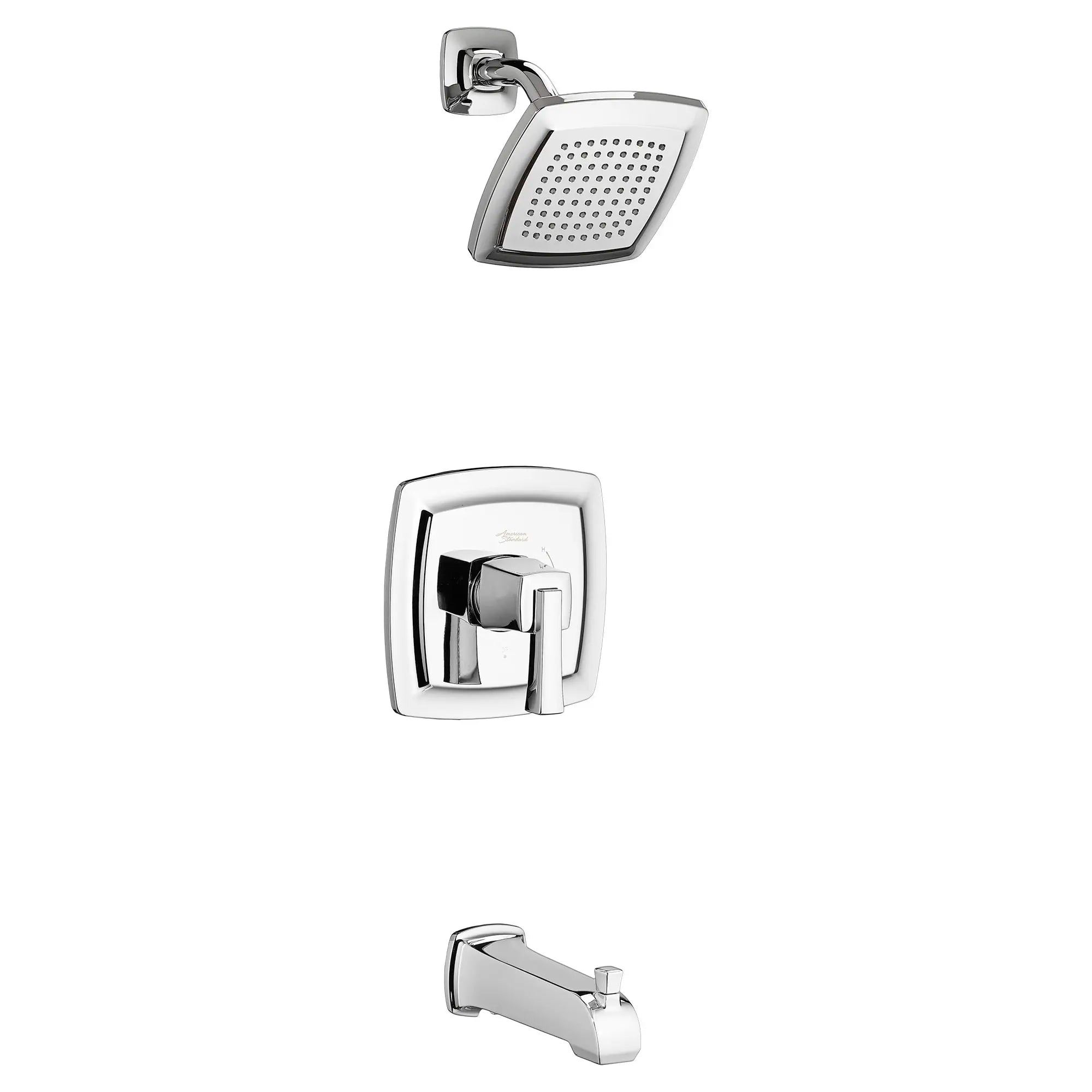 Townsend® - Ensemble de robinetterie pour baignoire/douche 1,75 gpm/6,6 L/min incluant une pomme de douche à économie d'eau, une cartouche à pression équilibrée en double céramique et une poignée à levier // TUB & SHOWER / 1.75 GPM / CHROME POLI // 132155_TU353508002_0_CDNwebp.webp