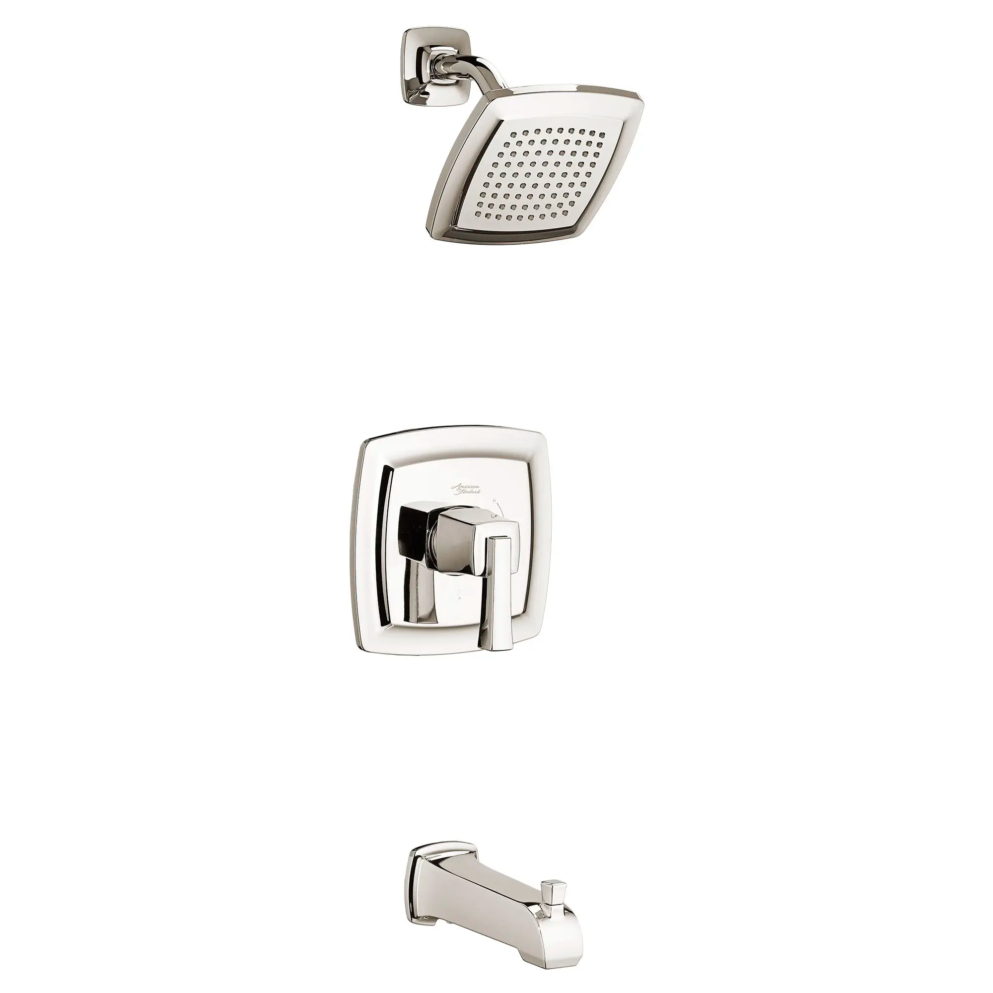 Townsend® - Ensemble de robinetterie pour baignoire/douche 1,75 gpm/6,6 L/min incluant une pomme de douche à économie d'eau, une cartouche à pression équilibrée en double céramique et une poignée à levier // TUB & SHOWER / 1.75 GPM / NICKEL POLI // 132160_TU353508013_0_CDNwebp.webp