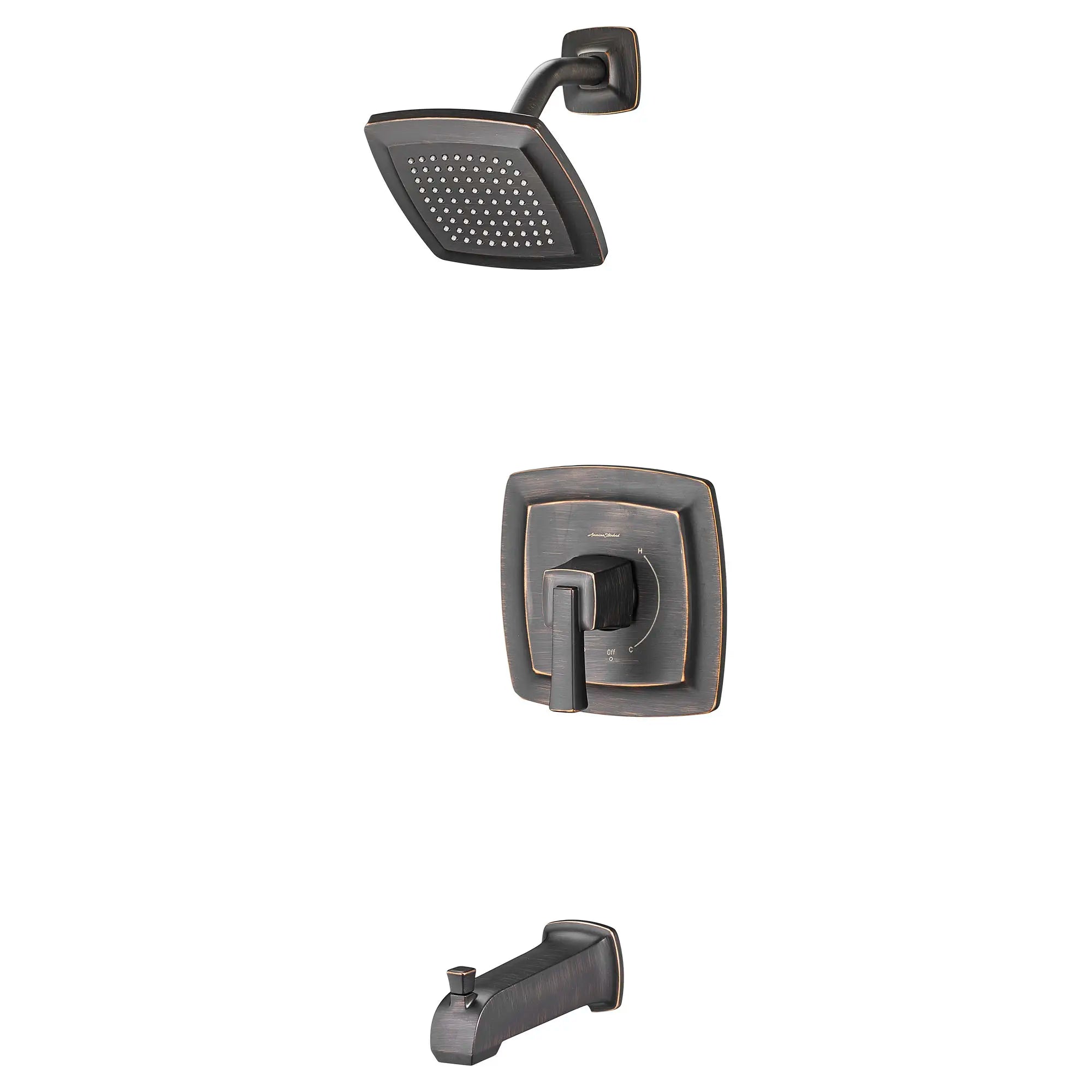 Townsend® - Ensemble de robinetterie pour baignoire/douche 1,75 gpm/6,6 L/min incluant une pomme de douche à économie d'eau, une cartouche à pression équilibrée en double céramique et une poignée à levier // TUB & SHOWER / 1.75 GPM / BRONZE LEGACY // 132170_TU353508278_1_0_CDNwebp.webp