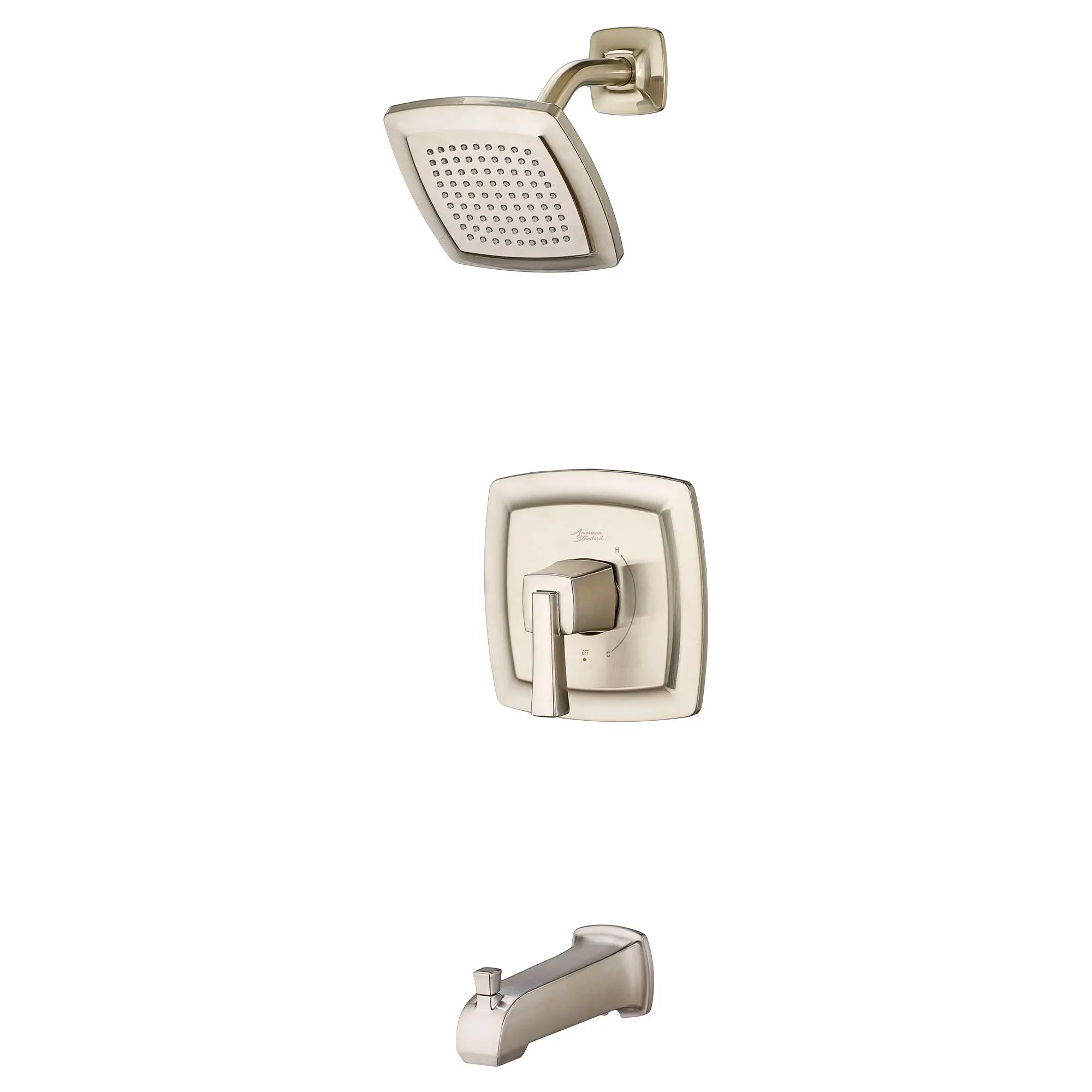 Townsend® - Ensemble de robinetterie pour baignoire/douche 1,75 gpm/6,6 L/min incluant une pomme de douche à économie d'eau, une cartouche à pression équilibrée en double céramique et une poignée à levier // TUB & SHOWER / 1.75 GPM / NICKEL BROSSÉ // 132180_TU353508295_2_0_CDNwebp.webp