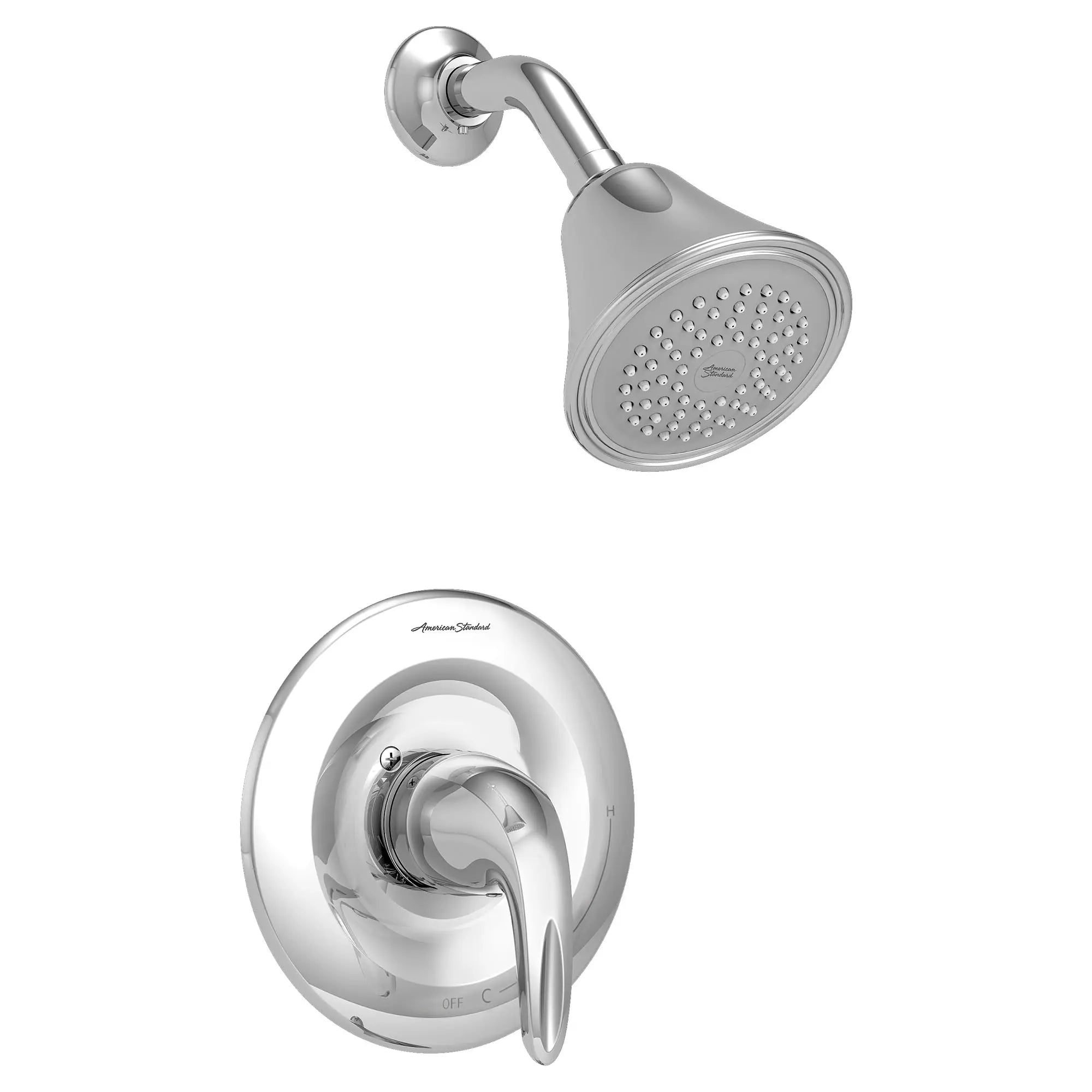Reliant 3® - Ensemble de robinetterie pour douche 2,5 gpm/9,5 L/min incluant une pomme de douche, une cartouche à pression équilibrée en double céramique et une poignée à levier // CHROME POLI // 132215_TU385501002_1_0_CDNwebp.webp