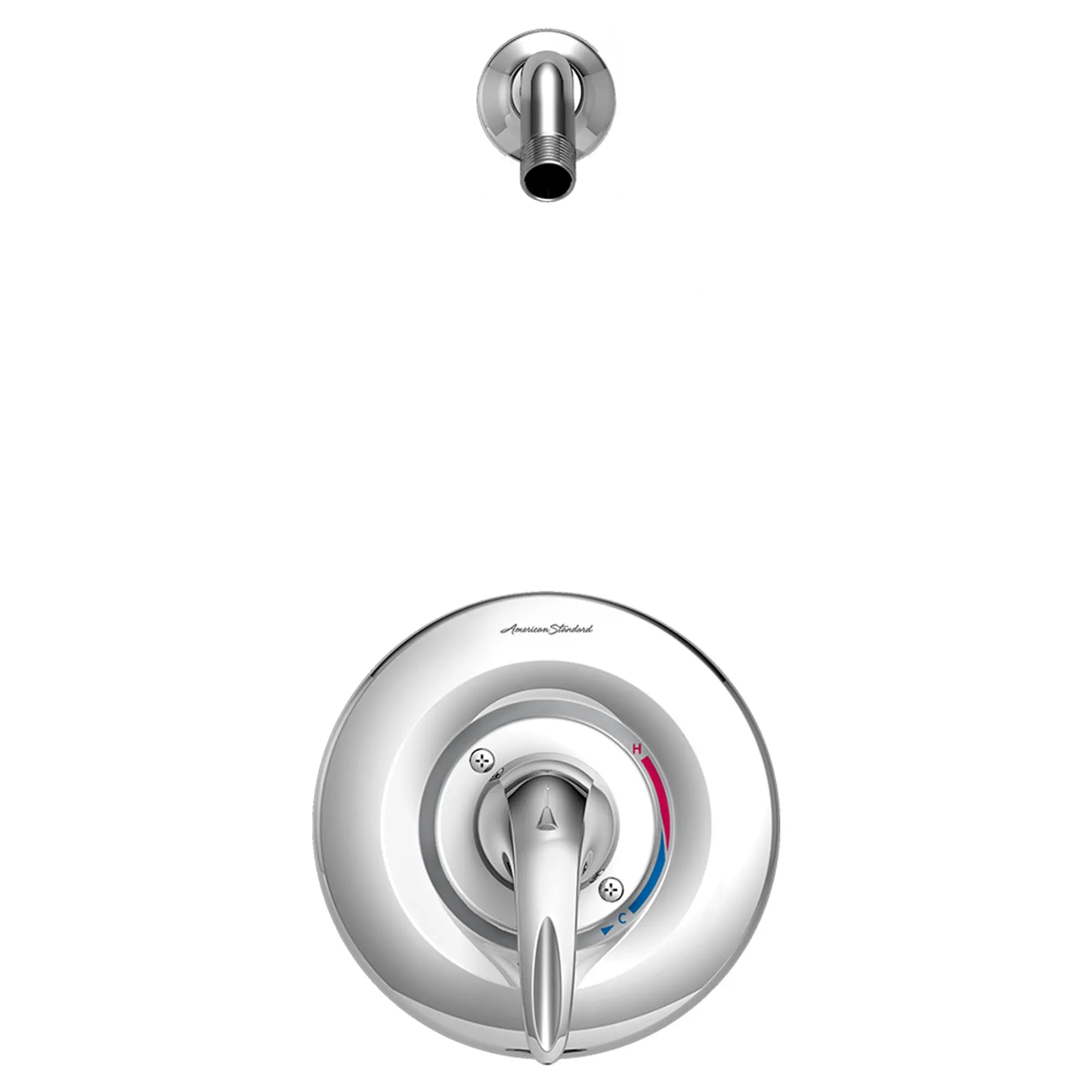 Reliant 3® 2.5 gpm/9.5 L/min Garniture de douche  cartouche à double équilibre de pression en céramique avec poignée à levier // CHROME POLI // 132218_TU385501WDXH002_0_CDNwebp.webp