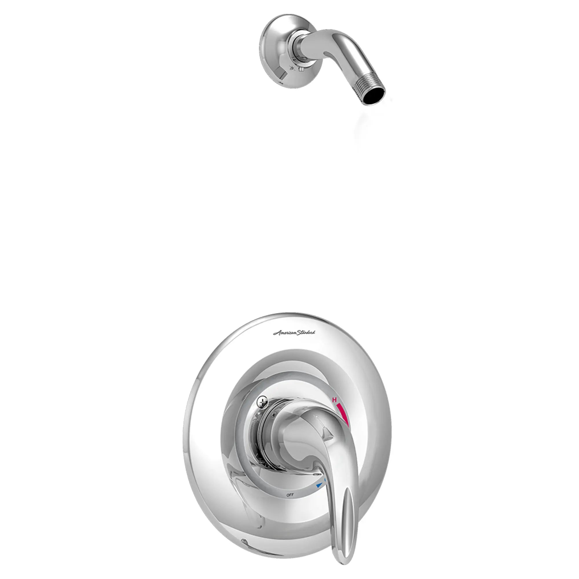 Reliant 3® 2.5 gpm/9.5 L/min Garniture de douche  cartouche à double équilibre de pression en céramique avec poignée à levier // CHROME POLI // 132219_TU385501WDXH002_1_0_CDNwebp.webp