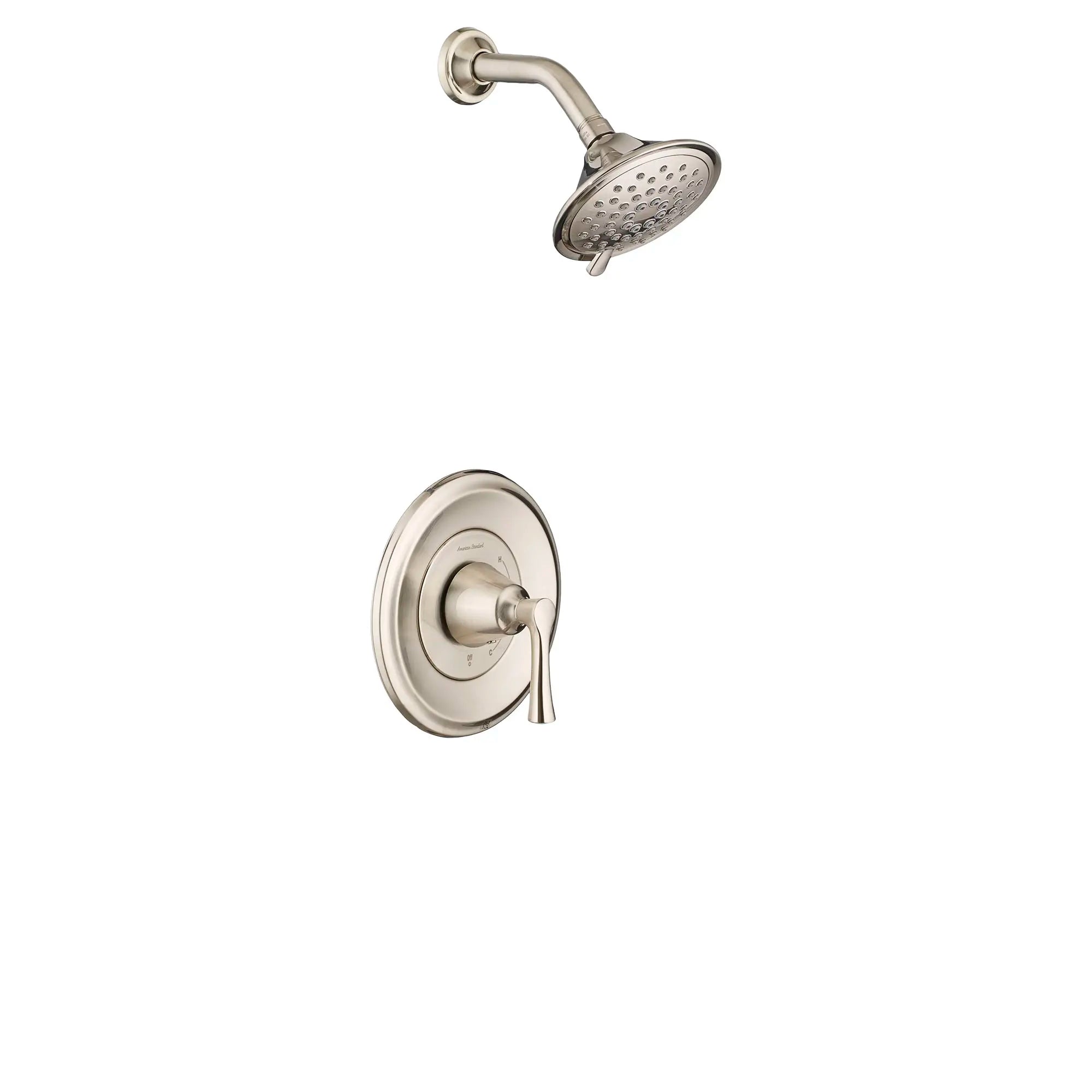 Estate - Ensemble de robinetterie pour douche 9,5 L/min/2,5 gpm incluant une pomme de douche à 3 fonctions, une cartouche à pression équilibrée en double céramique et une poignée à levier // SHOWER / 2.5 GPM / NICKEL BROSSÉ // 132565_TU722501295_0_CDNwebp.webp