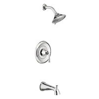 Estate 1.8 gpm/6.8 L/min Tub and Shower Trim Kit With Water-Saving 3-Function Showerhead, Double Ceramic Pressure Balance Cartridge With Lever Handle // CHROME // 132583_TU722508002_CDNwebp.webp