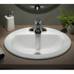 [0346001.020] Colony Drop-In Sink with Centre Hole Only - White