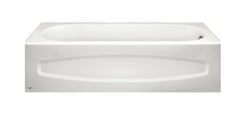 [0316102.020] Sonoma 5x30 Inch Integral Apron Bathtub Above Floor Rough With Right-Hand Outlet - White