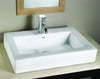[0504001.020] Boxe Above Counter Sink with Centre Hole Only - White