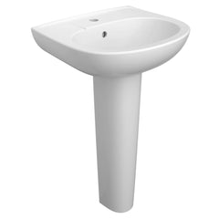[1403100.020] Compact Klassi Sink & Pedestal Leg - White